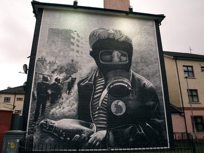 Väggmålning The Bogside.